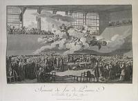 Serment du Jeu de Paume a Versailles le 19 Juin 1789.
