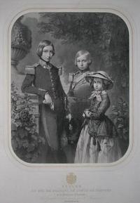 [Belgium] LL.AA.RR. Le Duc de Brabant, Le Comte de Flandre et la Princresse Charlotte.