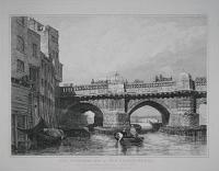 Views Of The Old And New London Bridges.