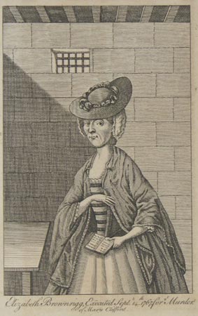 Elizabeth Brownrigg, Executed Septr. 14th. 1767. for ye Murder.  of Mary Clifford.