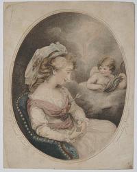 [A woman and cupid.]
