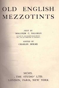 Old English Mezzotints.