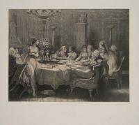 [A dinner party.]