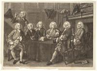 A well known Society of Worthy Aldermen from an Original Painting by T. Hudson in Goldsmith's Hall London.