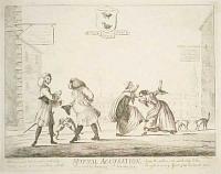 Mutual Accusation - When once you've told & cant recall a Lye / Boldly, percist in't or your Fame will die. /Learn this ye Wives, with unrelenting Claws /Or right or wrong, Afsert your husbands cause.