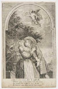 [Cupid and Lovers.]