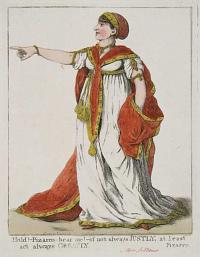 [Mrs. Siddons.] Hold! - Pizarro - hear me! - if not always Justly, at least act always Greatly.