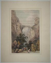 No.13.  Entrance To Petra. [Excised title glued to verso.]