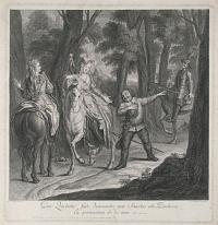 Don Quichotte fait demander par Sancho ala Duchesse la permision de la voir.