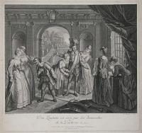 Don Quichotte est servi par les demoiselles de la Duchesse.