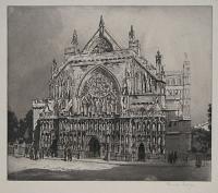 [Exeter Cathedral, West Front.]
