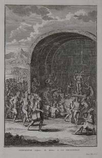 Ceremonie Religieuse des Habitans de l'Isle Espagnolle.