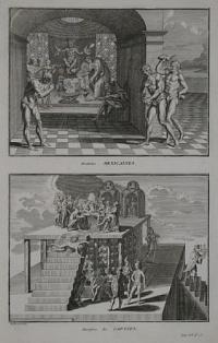 Penitences Mexicaines. Sacrifice des Captifs.