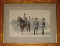 Royal Artillery. [Royal Horse Artillery.] Driver. Horse Sergeant. Field Gunner or Garrison Sergeant-Major.