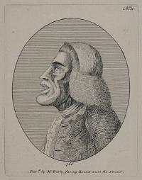 [Caricature of a gentleman.]