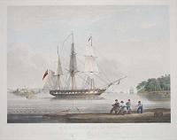 H.M.S. Cambrian, 36 Guns. This print is prespectfully dedicated by permiision to Sir William Symonds, Surveyor of the Navy, by his obliged and very obedient Servant N.M. Condy.