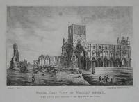 South West View of Whitby Abbey,