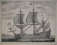 Vaisseau du premier rang portant pauillon d'Admiral.