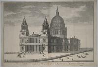 The North-West Prospect of the Cathedral Church of St. Paul's London.
