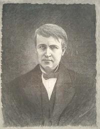 Men of the Day. Mr. Thomas Alva Edison, the American Electrician and Inventor.