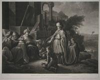Hiram King of Tyre, sends presents to King Solomon.