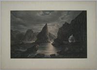 [Moonlight in the Bullers of Buchan] - on verso in ink.
