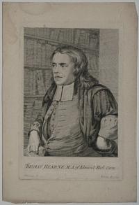 Thomas Hearne M.A. of Edmund Hall Oxon.