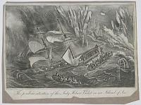 The perilous situation of the Lady Hobart Packet on an Island of Ice.