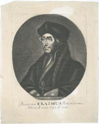 Desiderius Erasmus Roterdamus Natus A&deg; 1467 Obyt A&deg; 1536.
