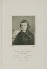 Henry Andrews, Astronomer and the celebrated Author of Moore's Almanack. Aged 71 -- 1815.