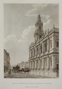 South Front of St. Mary's Church, Strand.