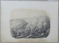 Chudleigh Rock, Devon. Drawn in commemoration of a Party which visited the Rock 23. June 1832. 