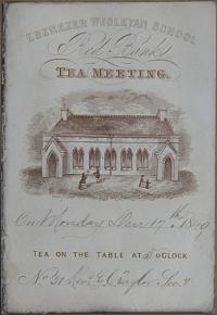 Ebenezer Weslyan School Red Bank Tea Meeting.
