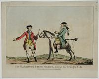 The Macaroni Shoe Maker, taking his Mundy's Ride.