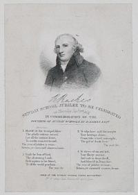 Sunday School Jubilee to be Celebrated on Thursday Sepr. 8th. 1831.  In Commemoration of the Founding of Sunday Schools by R. Raikes Esqr.