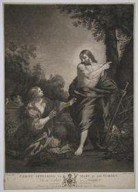 Christ Appearing to Mary in the Garden. In the Cabinet at the Houghton.