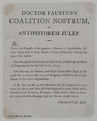 Doctor Faustus's Coalition Nostrum, or Antipostorem Julep.