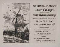 Exhibition of Pictures by James Maris.