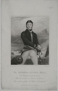 [Mexico] El General Javier Mnia, Copia del Retrato Original Pintado.