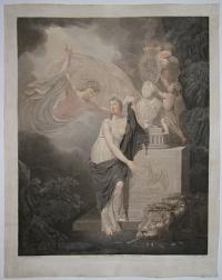 [Netherlands] Allegorie op de dood van Willem V, prins van Oranje, 1806.
