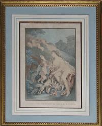 L'Amour Fait L'Offerande de son Coeur a Venus. [Cupid offering his heart to Venus.]