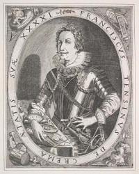 Franciscus Tensinus de Crema Aetatis Suae XXXXI.