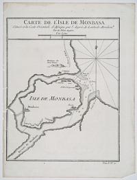 Carte de l'Isle de Monbasa.