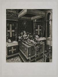 [Henry the Great, King of France, as he lay in State after his murder, Anno 1610.]