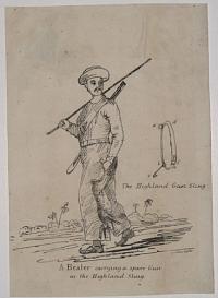 A Beater carrying a spare Gun on the Highland Sling.