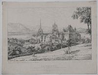 Lausanne. As seen from the Garden of M.lle de Constant.