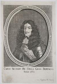 Carlo Secondo Re Della Gran Bretagna Anno 1660.