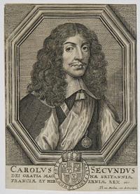 Carolus Secundus Dei Gratia Mag.Nae Britanniae Franciae et Hib:erniae Rex.etc.