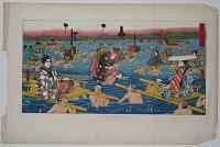 Crossing the Oho-E-Ga-Wa. [Province Suraga.]