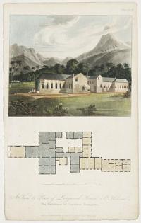 A View & Plan of Longwood House, St. Helena.